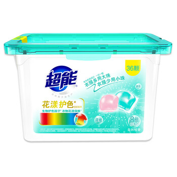 10点限量6.9元
超能 洗衣凝珠 花漾护色 420g