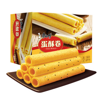 上面的虾涨价了，价格不对了！
——————
【京东】康师傅 蛋酥券鸡蛋券营养早餐办公室休闲零食小吃饼干蛋糕点心奶油芝麻混合口味432g（新老包装随机发货）