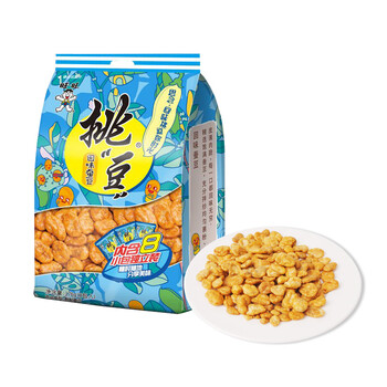【京东】旺旺 挑豆系列 回味蚕豆 健康休闲办公零食 分享包 176g