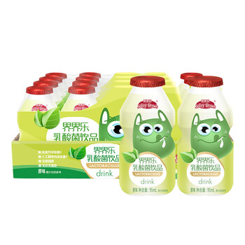 界界乐 小怪物版 儿童乳酸菌饮料 95ml*20瓶