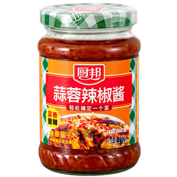 【京喜自营】厨邦 蒜蓉辣椒酱210g/瓶