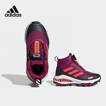 【京东】adidas阿迪达斯2020女小童儿童鞋加厚FV3487power berry/signal 粉/noble 紫31码/185mm/12.5k