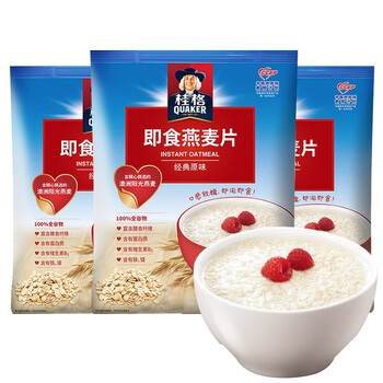 【京喜自营】桂格 即食燕麦片1000g/袋