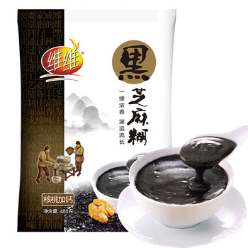 1元核桃加钙代餐黑芝麻糊480g