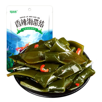 【京东】蜀道香 海味休闲零食 开袋即食 香辣海带结120g