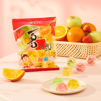 【官方店】喜之郎 混合乳酸果冻布丁360g+270g