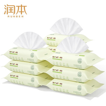 页面下领60-6东劵
【自营】润本（RUNBEN）婴儿湿巾 20抽×10包