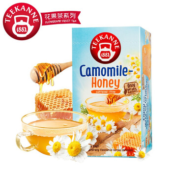 【京东国际】德康纳（TEEKANNE) 蜂蜜洋甘菊茶 花草茶 花茶袋泡 20包/盒 养生茶