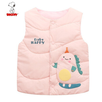 【京东】史努比（SNOOPY）女童男童马甲卡通坎肩可爱百搭内外穿