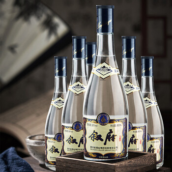 【自营】叙府大曲（蓝金版）52度浓香型白酒 500ml*6瓶整箱装
