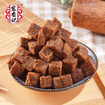 宏香记 肉干肉脯 沙嗲味108g/盒