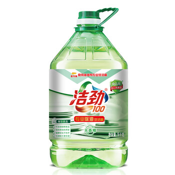 洁劲100 金龙鱼推荐 香橙除油洗洁精5kg（10斤）食品级