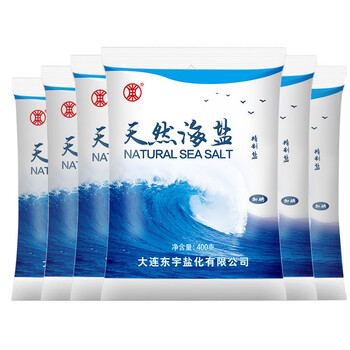 东宇 加碘天然海盐400g*6袋