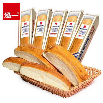 【京东】泓一 千层软撕面包 手撕面包零食早餐代餐饱腹面包吐司网红速食办公室食品箱装800g