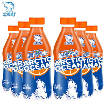 北冰洋 桔汁汽水280ml*6瓶