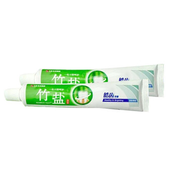 【京喜自营】竹盐 固齿源皓齿牙膏 105g*2 双支装
