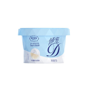 蒙牛蒂兰圣雪冷冻酸奶冰淇淋90g×1杯（冰激凌 雪糕）（2杯起售）
