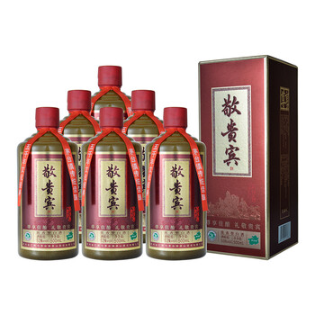 贵州酱香型白酒53度敬贵宾酒整箱装 500ml*6瓶
