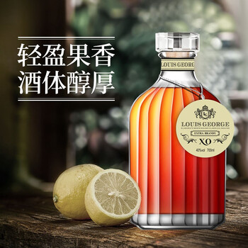 买一送一，到手2瓶，超值
【京东配送】 法国进口XO白兰地洋酒40度 700ml