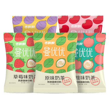 【自营】香飘飘 曼优优奶茶混合味20g*10袋