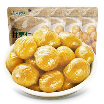 【18.9自营包邮】补贴直降
新农哥 甜糯板栗仁85g*4袋