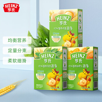 亨氏 母婴辅食 母婴面条组合装 252g*3