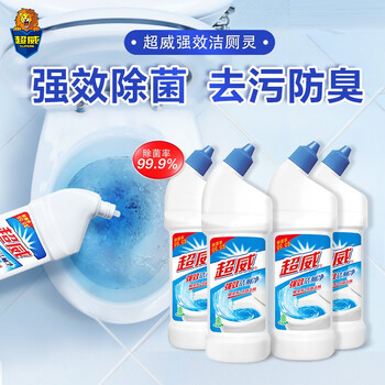 【官方旗舰店】超威 强效洁厕液500g*4瓶