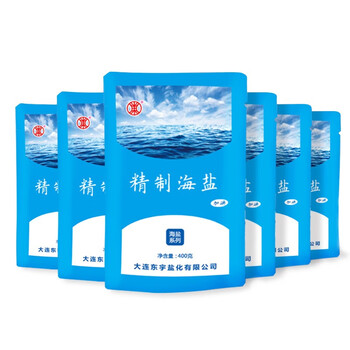【京喜自营】大连东宇 加碘食用盐400g*6袋