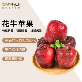 【自营】风味坐标 甘肃天水花牛苹果12粒装（单果重125g-170g）