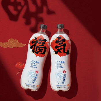 元气森林 苏打气泡水 乳酸菌味1250ml*6瓶