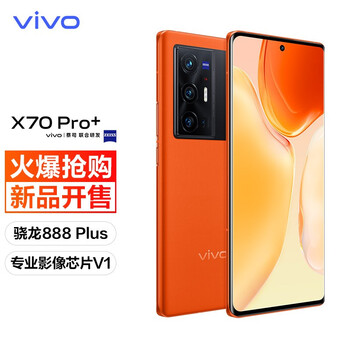vivo X70 Pro+ 12GB+256GB 旅程色 5G手机 蔡司光学镜头 全四摄光学防抖 大底微云台主摄 骁龙888Plus