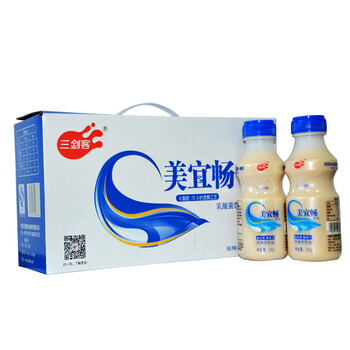 三剑客 美宜畅乳酸菌牛奶饮品 原味 338ml*10瓶*9件 103.05元（11.45元/件）