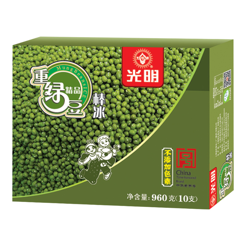 光明 精品重绿豆棒冰96g*10支
 
满199-100元，叠加买一送一买7件，入手14件，折9.3元/件