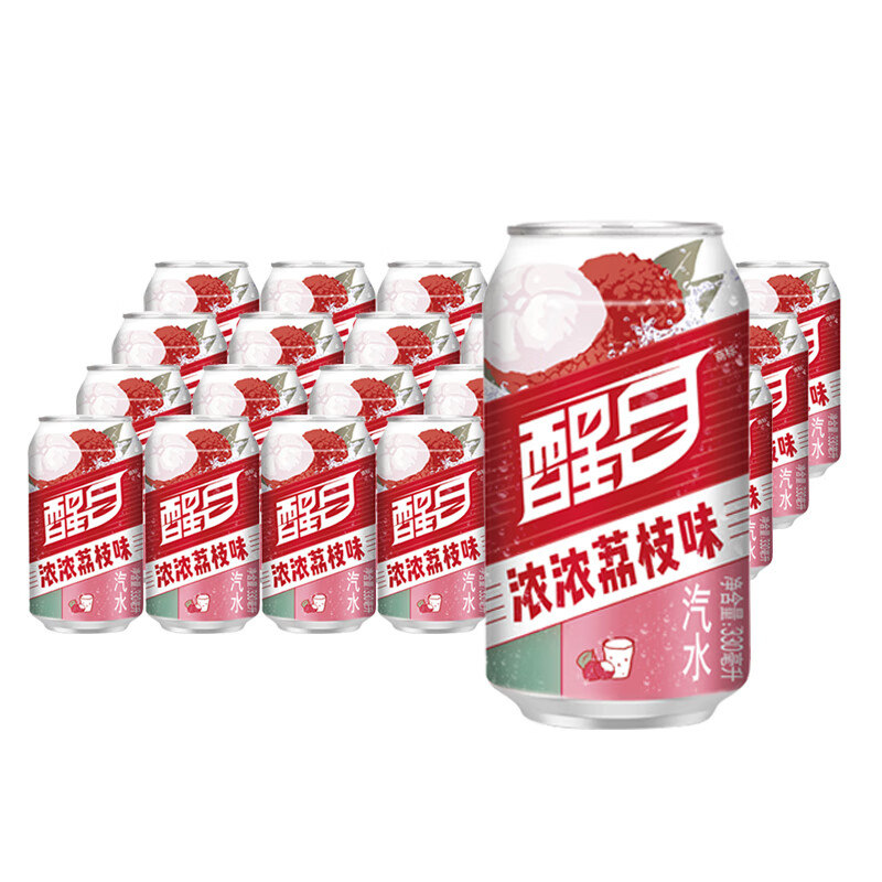 可口可乐（Coca-Cola）醒目荔枝口味 碳酸饮料 330ml*24瓶 
某东39.9
