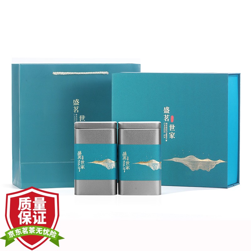 盛茗世家 茶叶绿茶龙井茶礼盒装2021新茶明前特级120g
 
下单2件单件129元