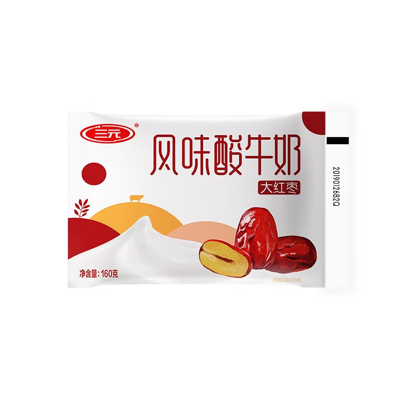 三元 大红枣  160g*15/箱   酸奶酸牛奶
 
买二送一 送三元 老北京 凝固型风味酸奶酸牛奶
可叠加全品