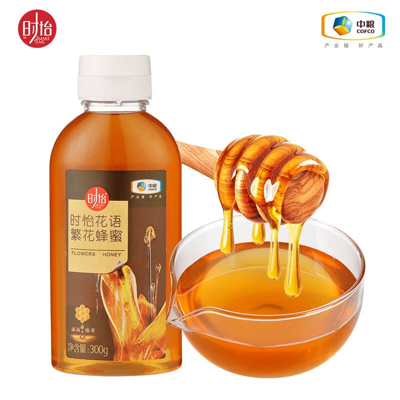 好价-京喜app2件4.8
中粮时怡蜂蜜多花蜂蜜300g
