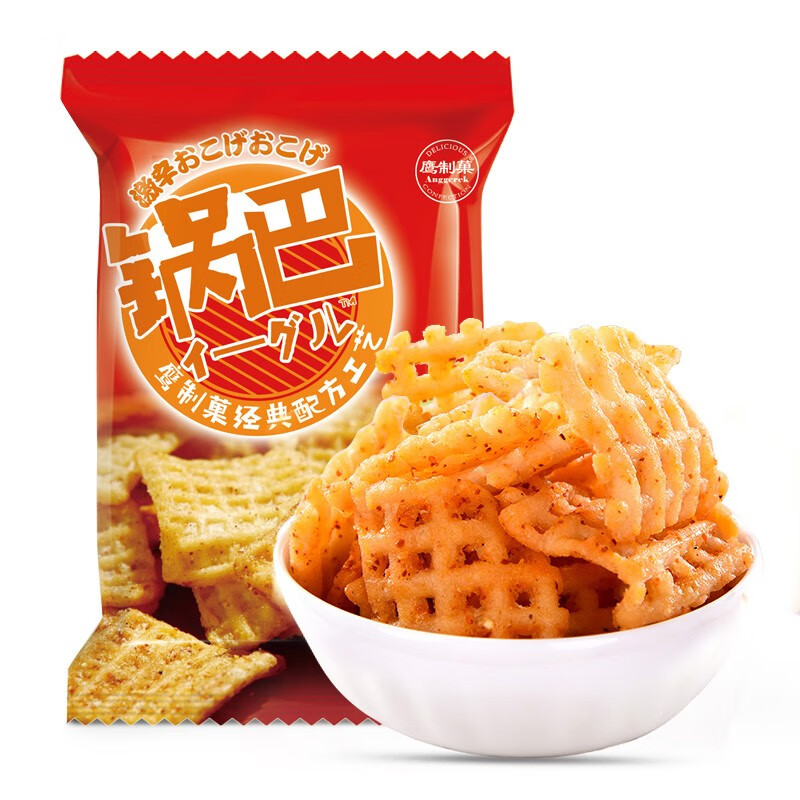 鹰制菓 日式 锅巴烧 麻辣味108g 
 
99-20券 2件5折 买10件29.7元