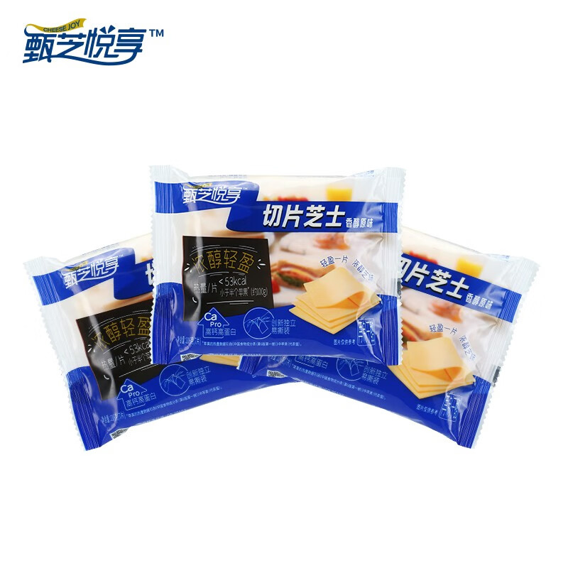 好价-甄芝悦享Cheese Joy 芝士片 香醇原味 
 
 
搭配选八件 105.36元