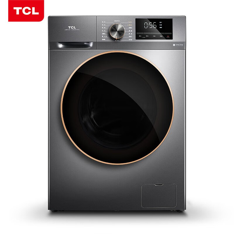 TCL 10公斤直驱全自动变频洗烘一体滚筒洗衣机 整机保修三年 1.08洗净比 以旧换新G100F12-HD
 
下单1件单件1699元