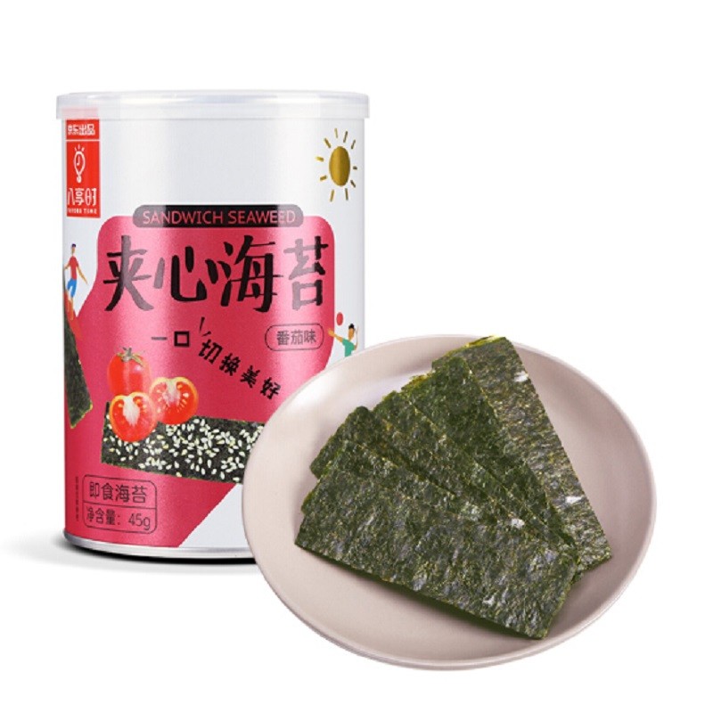 八享时海苔夹心芝麻脆片45g 番茄味 坚果 饼干代餐 休闲零食大礼包 儿童食品 京东出品
 
下单10件单件7.9元