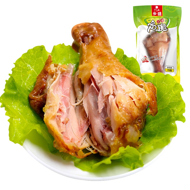 如之前领到食品99-40券
乡盛烧鸡正宗德州五香鸡腿70g*1只，买6件16.7
