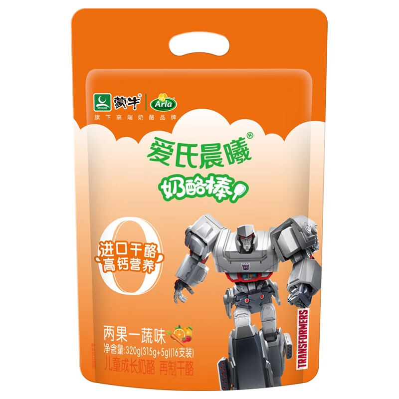 好价-蒙牛 未来星母婴成长奶酪棒
两果一蔬味 315g
标题下299-150巻买6件【89.52】+邮费
 
生鲜可凑到99包u
