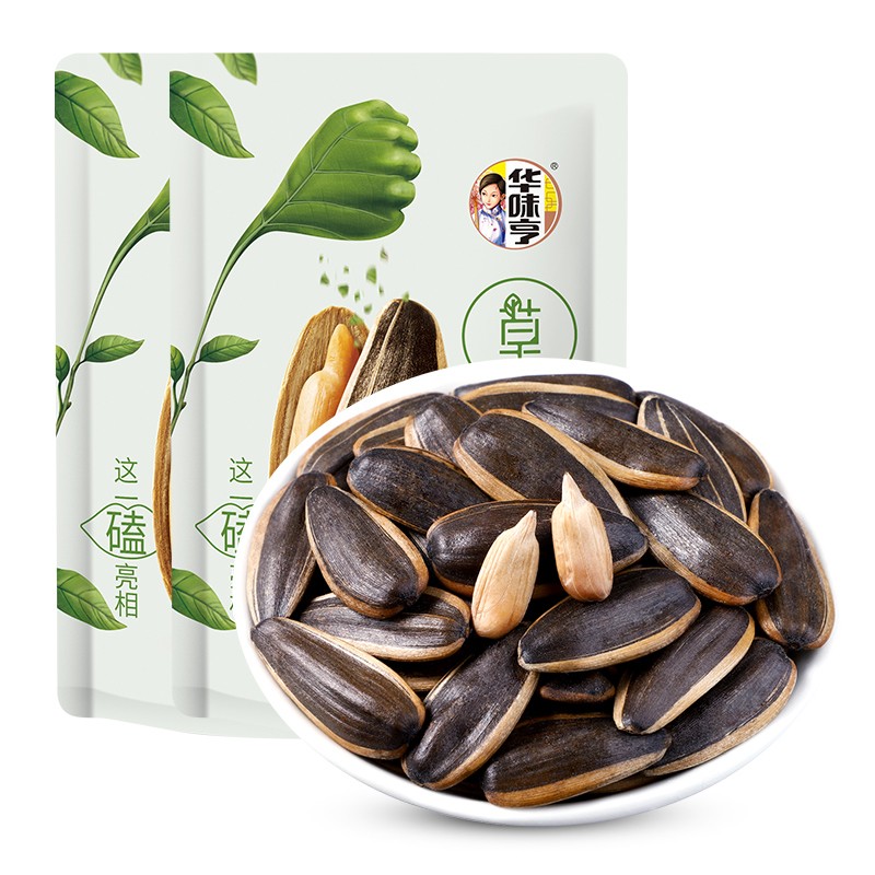  
华味亨草本味瓜子500g/袋*2【9.9包u】