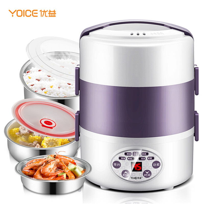 掉价啦~ 之前价格:608.00元
优益（Yoice）电热饭盒 电子饭盒 智能预约定时三层保温蒸煮加热饭器2升 大容量 Y-DFH11 智能高性价比-2L
当前价格:199.00元

京东商城