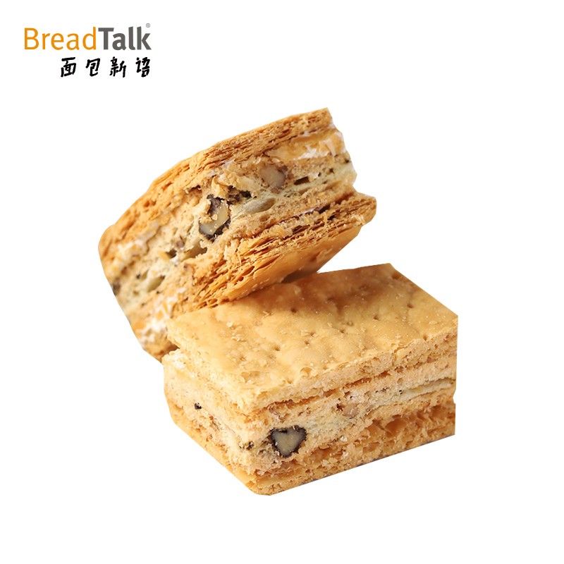 面包新语（BreadTalk）法式甜品 核桃拿破仑礼盒装145g（6粒）办公室下午茶
 
下单4件单件25.7元