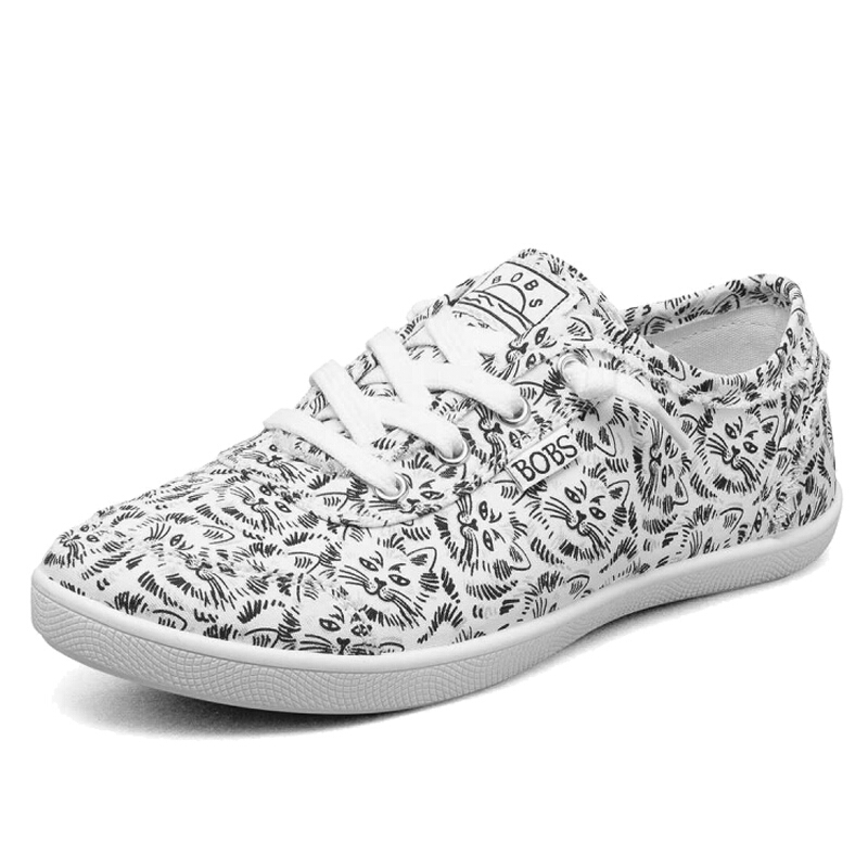 Skechers斯凯奇 女士印花运动休闲帆布鞋板鞋

领199-20元劵,叠200-90元劵，到手119元
