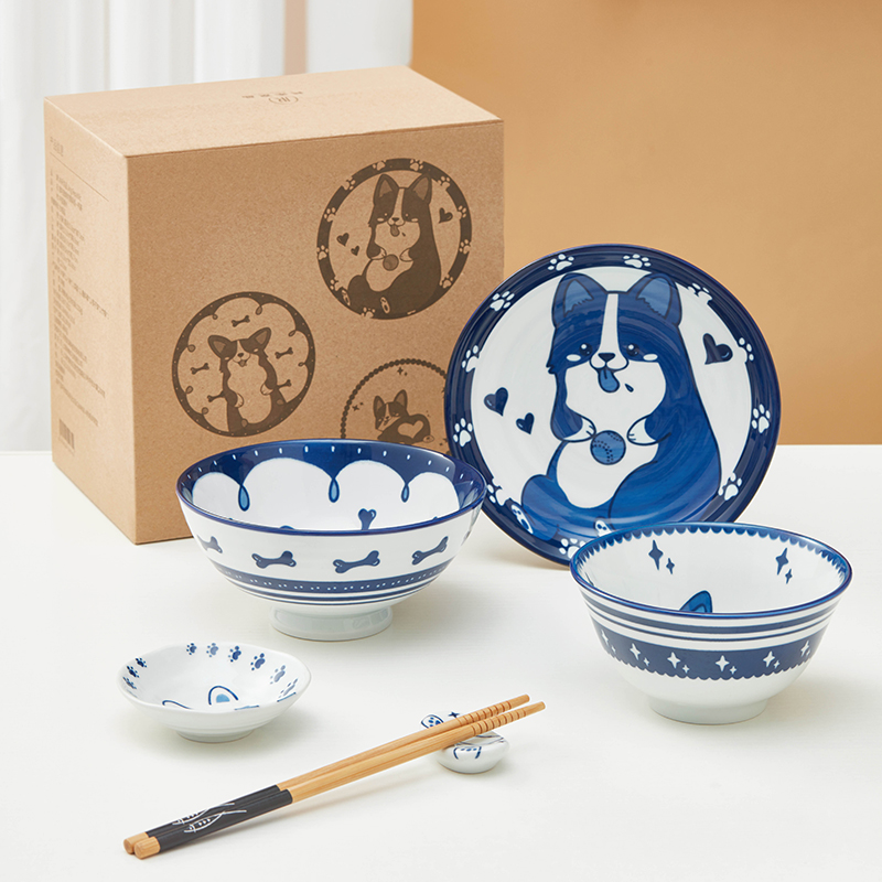共禾京品 一人食卡通彩绘餐具六件套 29.9元

