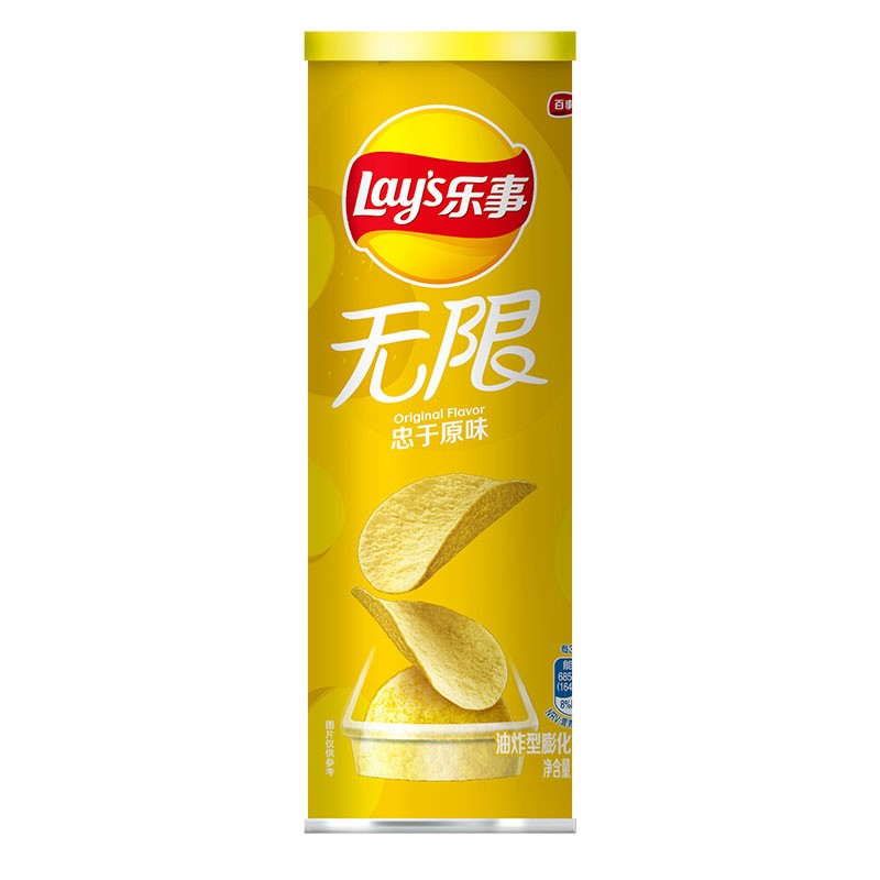好价-乐事Lay’s无限薯片 104g罐装  1包u

