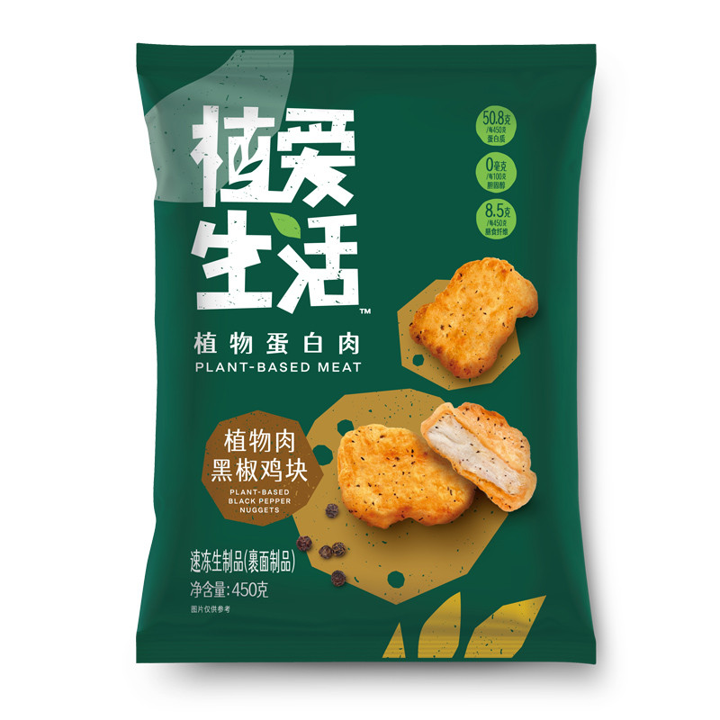 199-100券  【买14件】
植爱生活植物蛋白肉黑椒鸡块450g
折后单价: 7.75 折扣比例: 2.6折 
